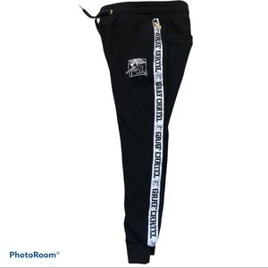 Graf & Wu Letter Tape “Cartel” Joggers Size Small
